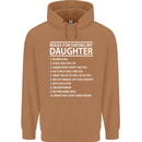Rules for Dating My Daughter Father's Day Mens 80% Cotton Hoodie Caramel Latte