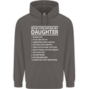 Rules for Dating My Daughter Father's Day Mens 80% Cotton Hoodie Charcoal