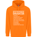 Rules for Dating My Daughter Father's Day Mens 80% Cotton Hoodie Orange