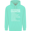 Rules for Dating My Daughter Father's Day Mens 80% Cotton Hoodie Peppermint