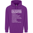 Rules for Dating My Daughter Father's Day Mens 80% Cotton Hoodie Purple