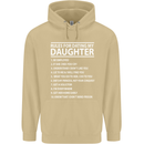 Rules for Dating My Daughter Father's Day Mens 80% Cotton Hoodie Sand