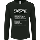 Rules for Dating My Daughter Father's Day Mens Long Sleeve T-Shirt Black