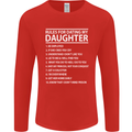 Rules for Dating My Daughter Father's Day Mens Long Sleeve T-Shirt Red