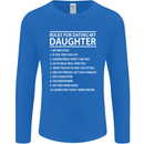 Rules for Dating My Daughter Father's Day Mens Long Sleeve T-Shirt Royal Blue