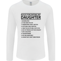 Rules for Dating My Daughter Father's Day Mens Long Sleeve T-Shirt White