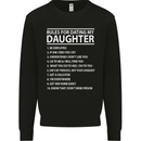 Rules for Dating My Daughter Father's Day Mens Sweatshirt Jumper Black