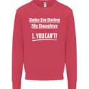 Rules for Dating My Daughter Father's Day Mens Sweatshirt Jumper Heliconia