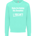Rules for Dating My Daughter Father's Day Mens Sweatshirt Jumper Peppermint
