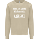 Rules for Dating My Daughter Father's Day Mens Sweatshirt Jumper Sand