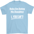 Rules for Dating My Daughter Father's Day Mens T-Shirt Cotton Gildan Light Blue