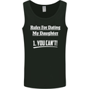 Rules for Dating My Daughter Father's Day Mens Vest Tank Top Black