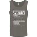 Rules for Dating My Daughter Father's Day Mens Vest Tank Top Charcoal