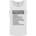 Rules for Dating My Daughter Father's Day Mens Vest Tank Top White