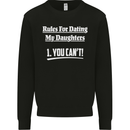 Rules for Dating My Daughters Father's Day Mens Sweatshirt Jumper Black