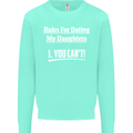 Rules for Dating My Daughters Father's Day Mens Sweatshirt Jumper Peppermint