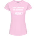 Rules for Dating My Daughters Father's Day Womens Petite Cut T-Shirt Light Pink