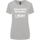 Rules for Dating My Daughters Father's Day Womens Wider Cut T-Shirt Sports Grey