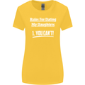 Rules for Dating My Daughters Father's Day Womens Wider Cut T-Shirt Yellow