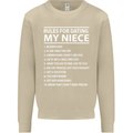 Rules for Dating My Niece Uncle's Day Funny Mens Sweatshirt Jumper Sand