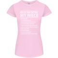 Rules for Dating My Niece Uncle's Day Funny Womens Petite Cut T-Shirt Light Pink
