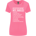 Rules for Dating My Niece Uncle's Day Funny Womens Wider Cut T-Shirt Azalea