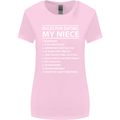 Rules for Dating My Niece Uncle's Day Funny Womens Wider Cut T-Shirt Light Pink