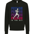 Running Passion Is the Key Runner Marathon Kids Sweatshirt Jumper Black