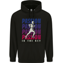 Running Passion Is the Key Runner Marathon Mens Hoodie Black