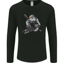 SAS Bulldog British Army Special Forces Mens Long Sleeve T-Shirt Black
