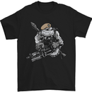 SAS Bulldog British Army Special Forces Mens T-Shirt Cotton Gildan Black