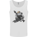 SAS Bulldog British Army Special Forces Mens Vest Tank Top White