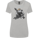 SAS Bulldog British Army Special Forces Womens Wider Cut T-Shirt Sports Grey