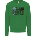 SHHH This Is My Movie T-Shirt Skull Horror Kids Sweatshirt Jumper Irish Green