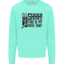 SHHH This Is My Movie T-Shirt Skull Horror Kids Sweatshirt Jumper Peppermint