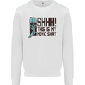 SHHH This Is My Movie T-Shirt Skull Horror Kids Sweatshirt Jumper White