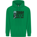 SHHH This Is My Movie T-Shirt Skull Horror Mens 80% Cotton Hoodie Irish Green