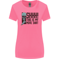SHHH This Is My Movie T-Shirt Skull Horror Womens Wider Cut T-Shirt Azalea