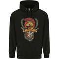 SPQR Helmet Gym Bodybuilding Training Top Childrens Kids Hoodie Black