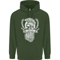 SPQR Helmet Gym Bodybuilding Training Top Childrens Kids Hoodie Forest Green