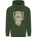 SPQR Helmet Gym Bodybuilding Training Top Childrens Kids Hoodie Forest Green