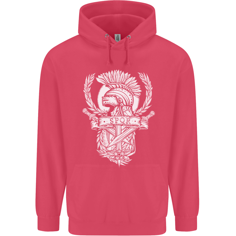 SPQR Helmet Gym Bodybuilding Training Top Childrens Kids Hoodie Heliconia