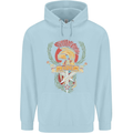 SPQR Helmet Gym Bodybuilding Training Top Childrens Kids Hoodie Light Blue