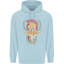 SPQR Helmet Gym Bodybuilding Training Top Childrens Kids Hoodie Light Blue