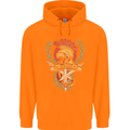 SPQR Helmet Gym Bodybuilding Training Top Childrens Kids Hoodie Orange