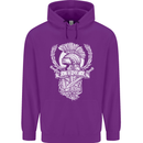 SPQR Helmet Gym Bodybuilding Training Top Childrens Kids Hoodie Purple