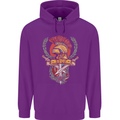 SPQR Helmet Gym Bodybuilding Training Top Childrens Kids Hoodie Purple