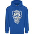 SPQR Helmet Gym Bodybuilding Training Top Childrens Kids Hoodie Royal Blue