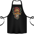 SPQR Helmet Gym Bodybuilding Training Top Cotton Apron 100% Organic Black