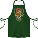 SPQR Helmet Gym Bodybuilding Training Top Cotton Apron 100% Organic Forest Green